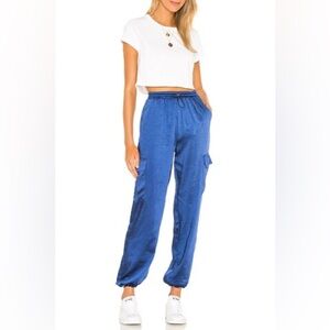 Superdown Rita Cargo Pants in Navy